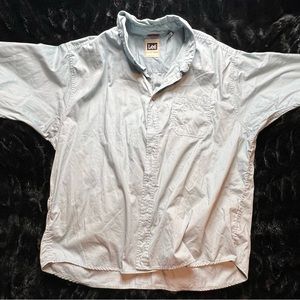 VINTAGE Lee Short-Sleeve Button Up